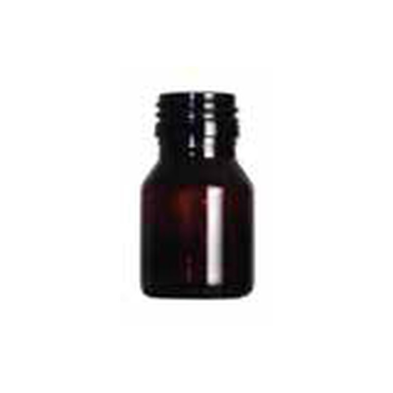 [22FF000009] Envase farmacéutico 30 ML PET ámbar boca 28-1716