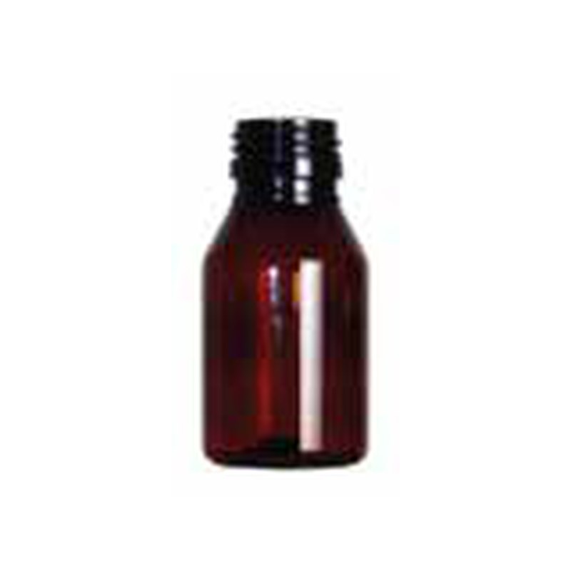 [22FF000068] Envase farmacéutico 60 ML PET ámbar boca 28-1716