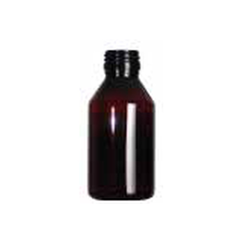 [22FF000251] Pharmaceutical bottle 120 ML PET amber, 28-1716 neck