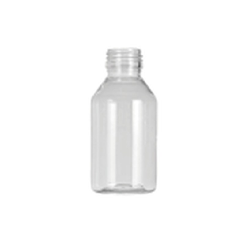 [22FF000252] Envase farmacéutico 120 ML PET cristal boca 28-1716