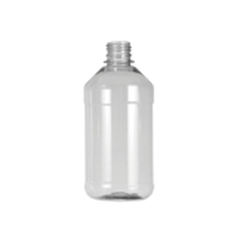 [22FF000800] Envase farmacéutico 500 ML PET cristal boca 28-1816