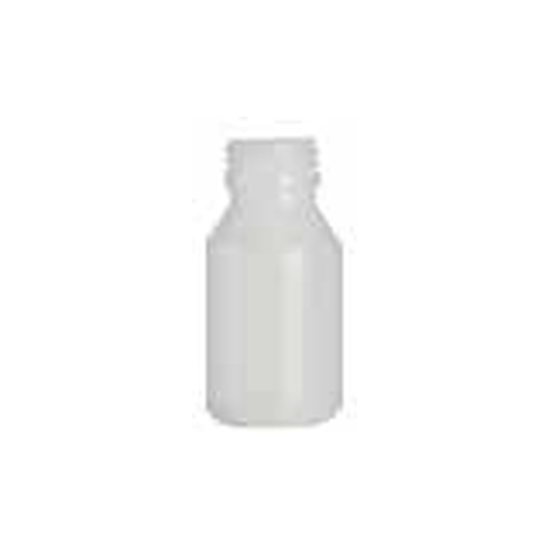 [22FF000011] Envase farmacéutico 60 ML PEAD natural boca 28-1716