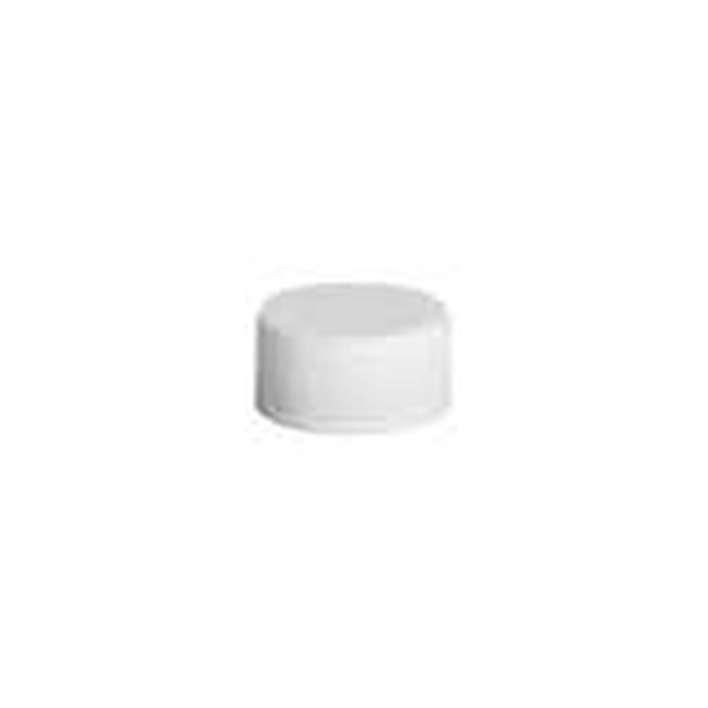 [24TE000741] Tapa estriada PP blanca boca 28-410 con liner