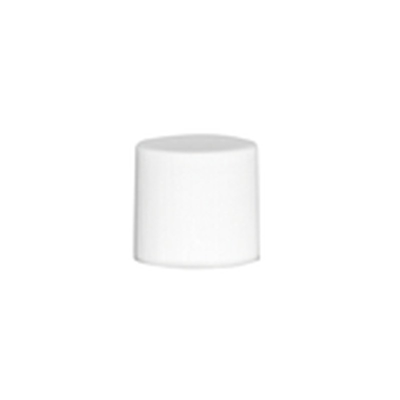 [24TE000800] Ribbed cap PP white, 28-415 neck with liner