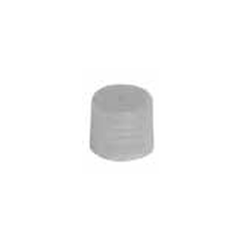 Ribbed cap PP white, 18-415 neck