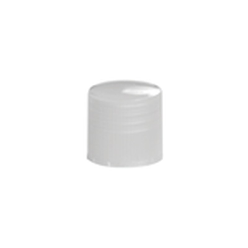 Tapa estriada PP natural boca 24-415 con liner